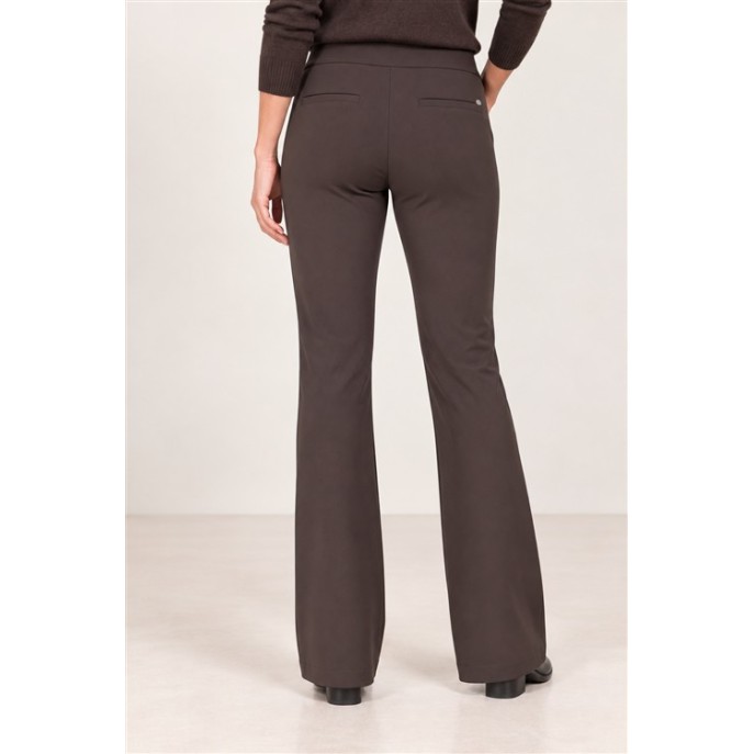Lady Day Broek Maddy Flared L14.475.3510 Donker bruin